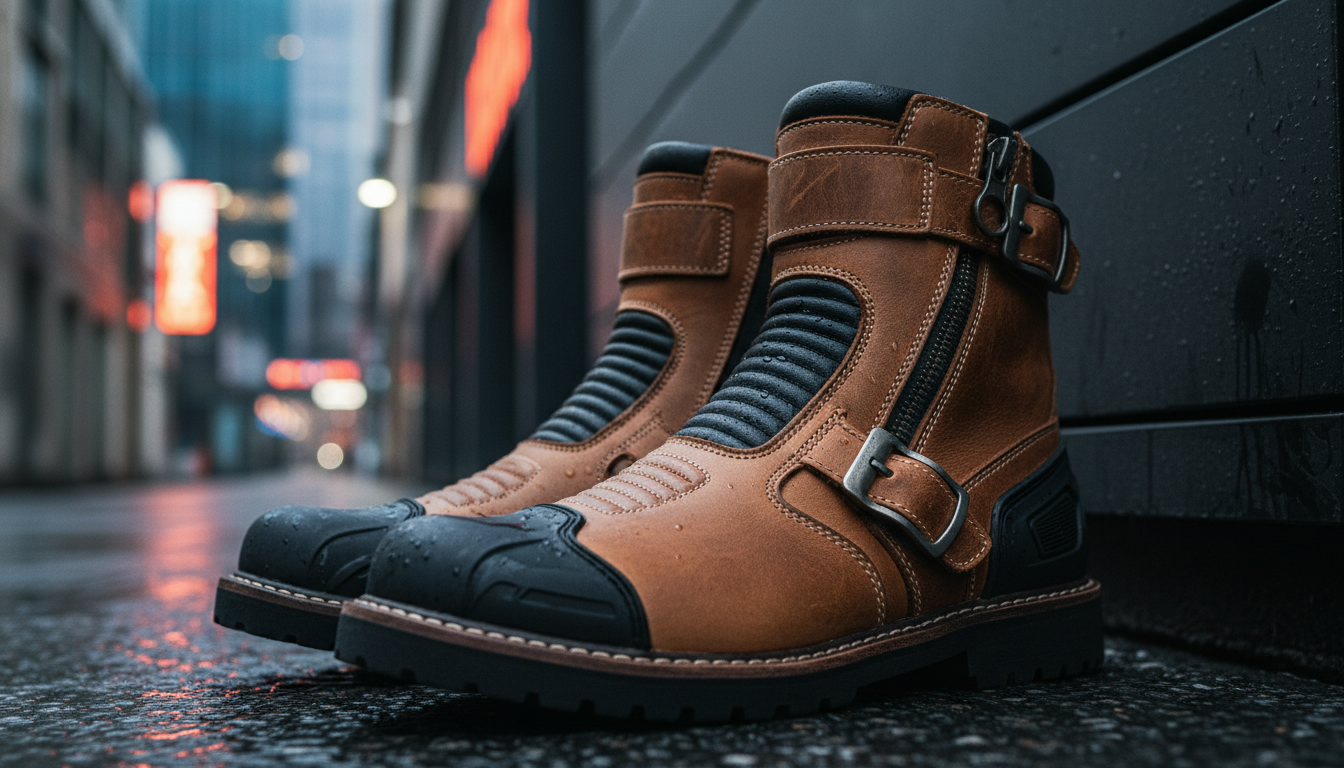 demi-bottes-moto