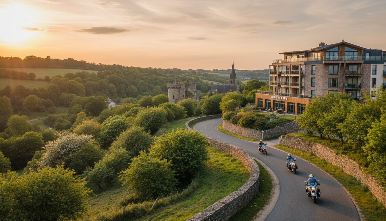 road-trip-moto-en-normandie-avec-hebergement-en-apparthotel-a-caen