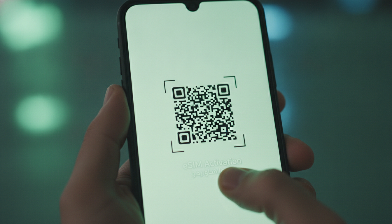 Installer et activer une eSIM par QR code sur un smartphone