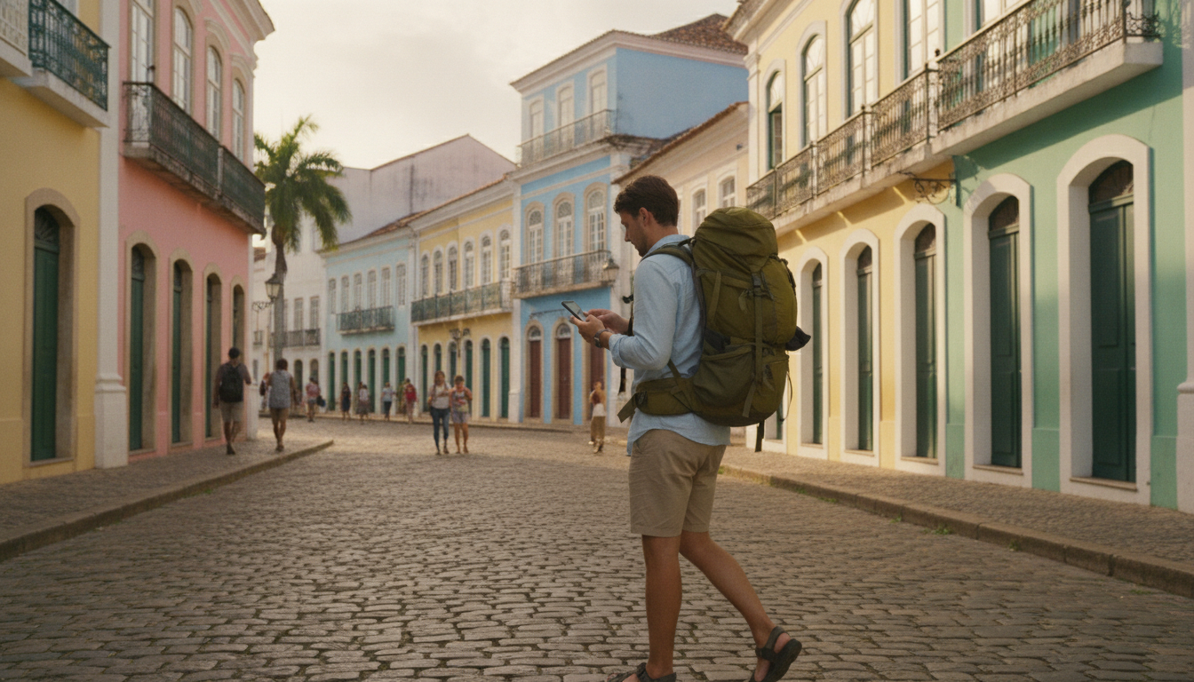 Activating a Brazil travel eSIM by scanning a QR code