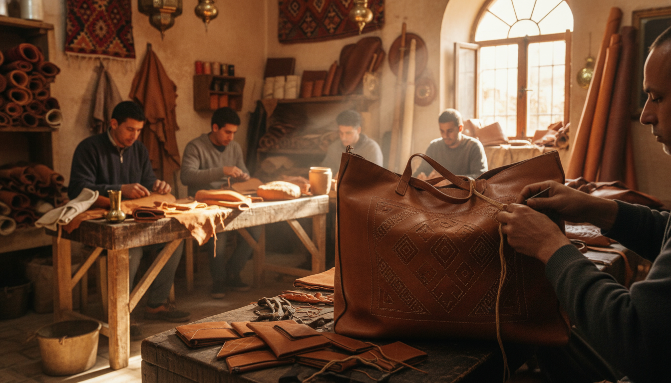 comment-creer-une-entreprise-artisanale-de-maroquinerie-traditionnelle-au-maroc