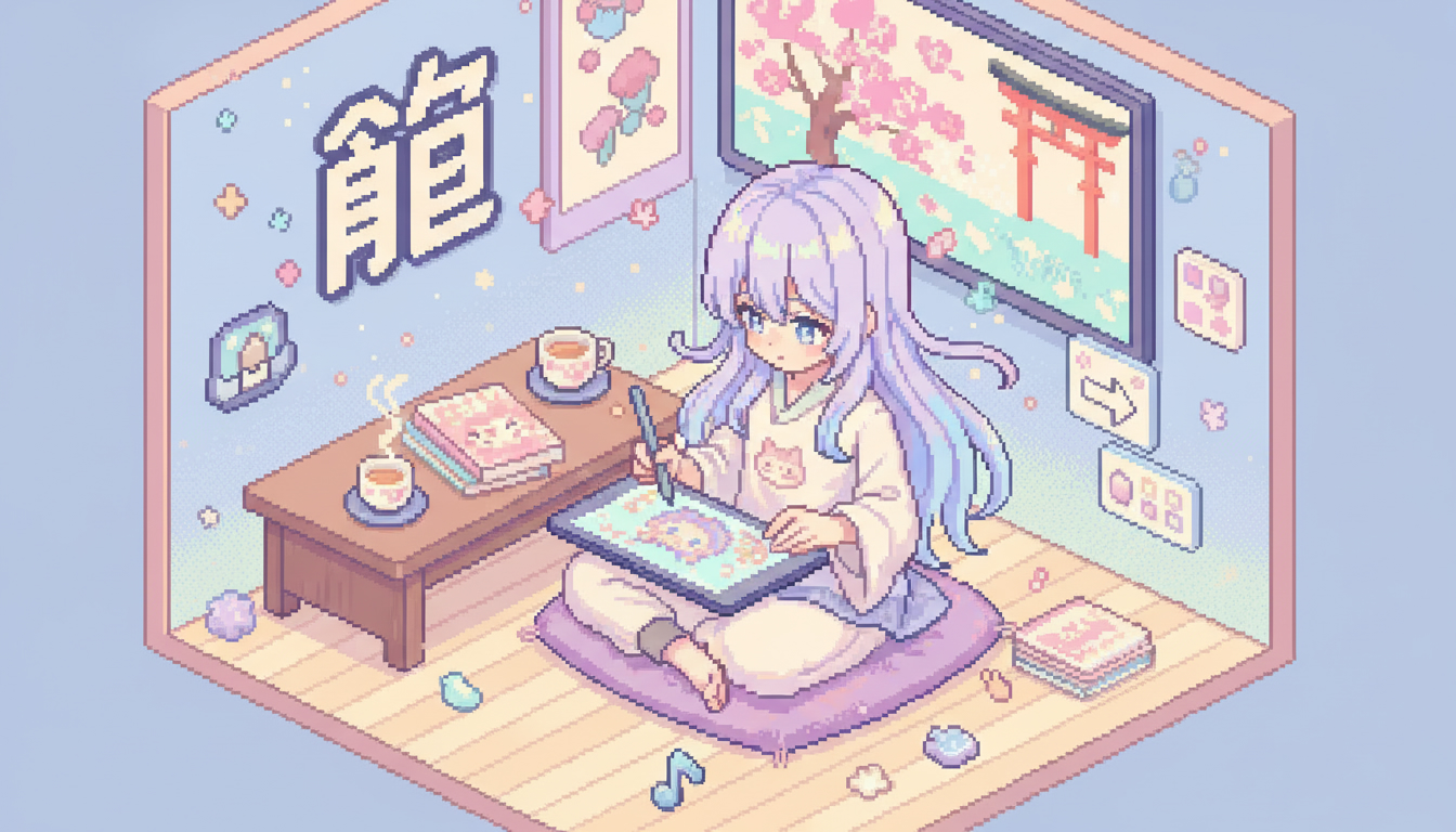 dessin-pixel-art-manga