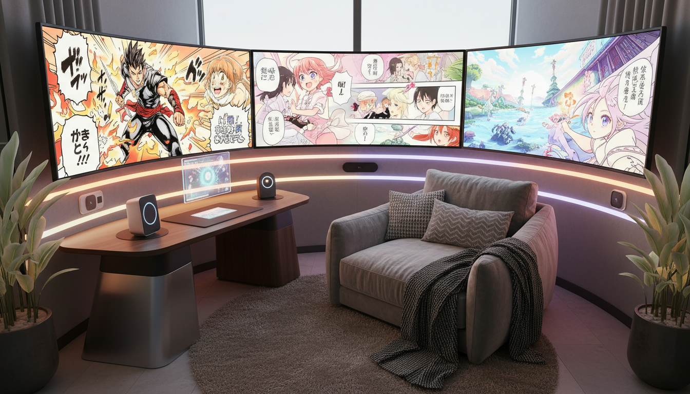 integration-domotique-pour-une-meilleure-experience-visuelle-manga-et-webtoon