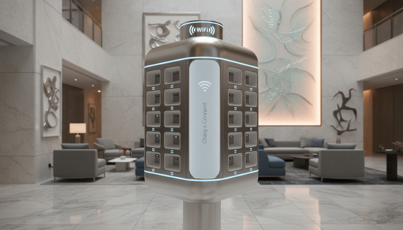 meilleures-bornes-de-recharge-smartphone-avec-wifi-pour-commerces-et-hotels