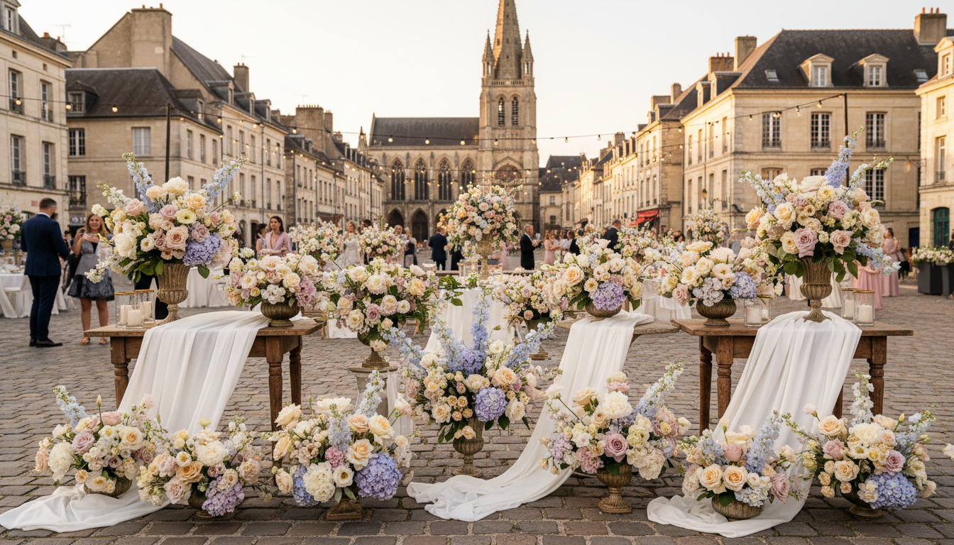 organiser-un-sejour-a-caen-avec-decoration-florale-pour-evenement-special