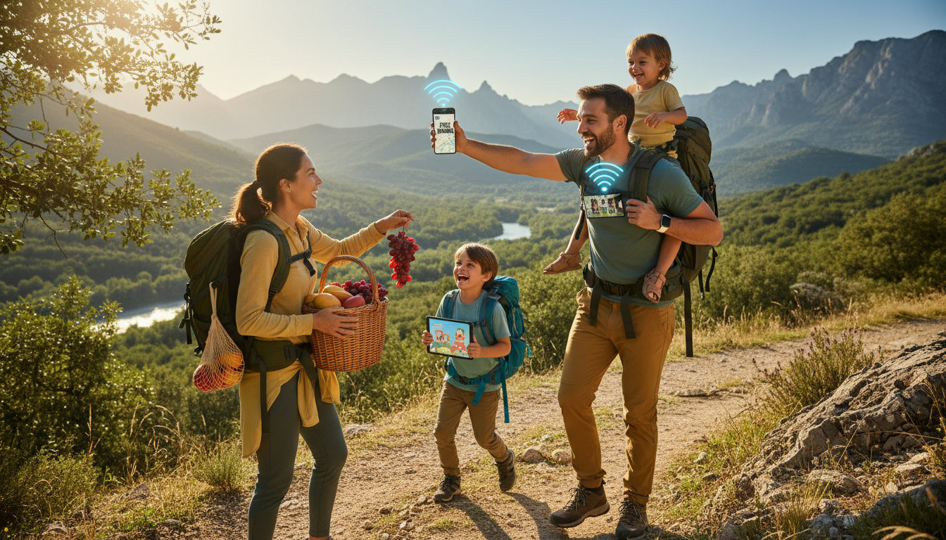 conseils-sante-famille-voyage-enfants-rester-connecte-sans-frais