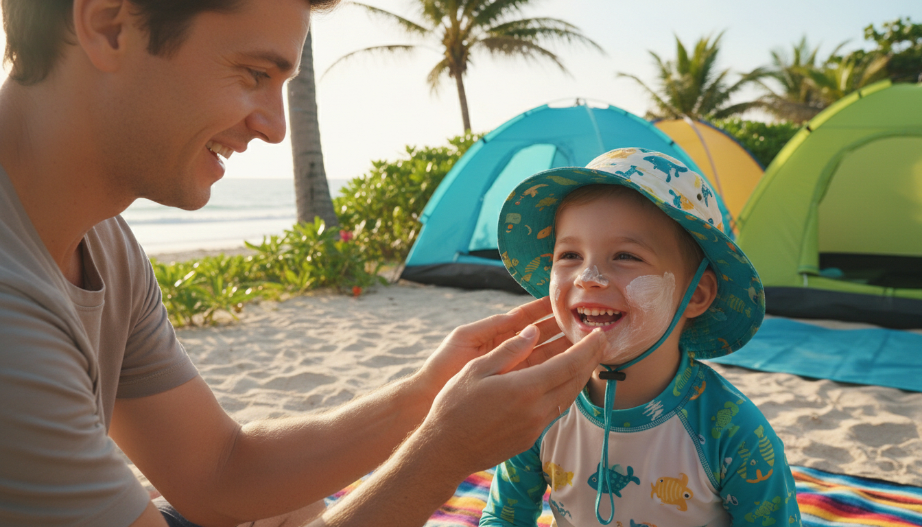 proteger-enfant-risques-sanitaires-vacances-camping-plage