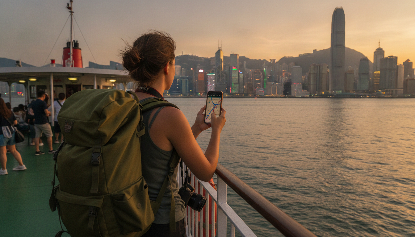 Activating a Hong Kong travel eSIM by scanning a QR code
