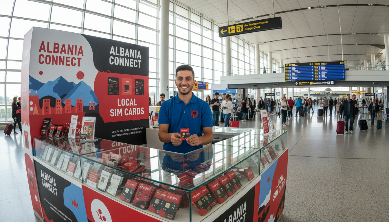 acheter-carte-sim-albanie-aeroport