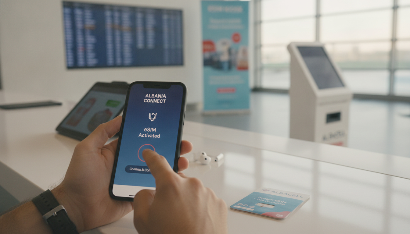 acheter-carte-sim-albanie-aeroport