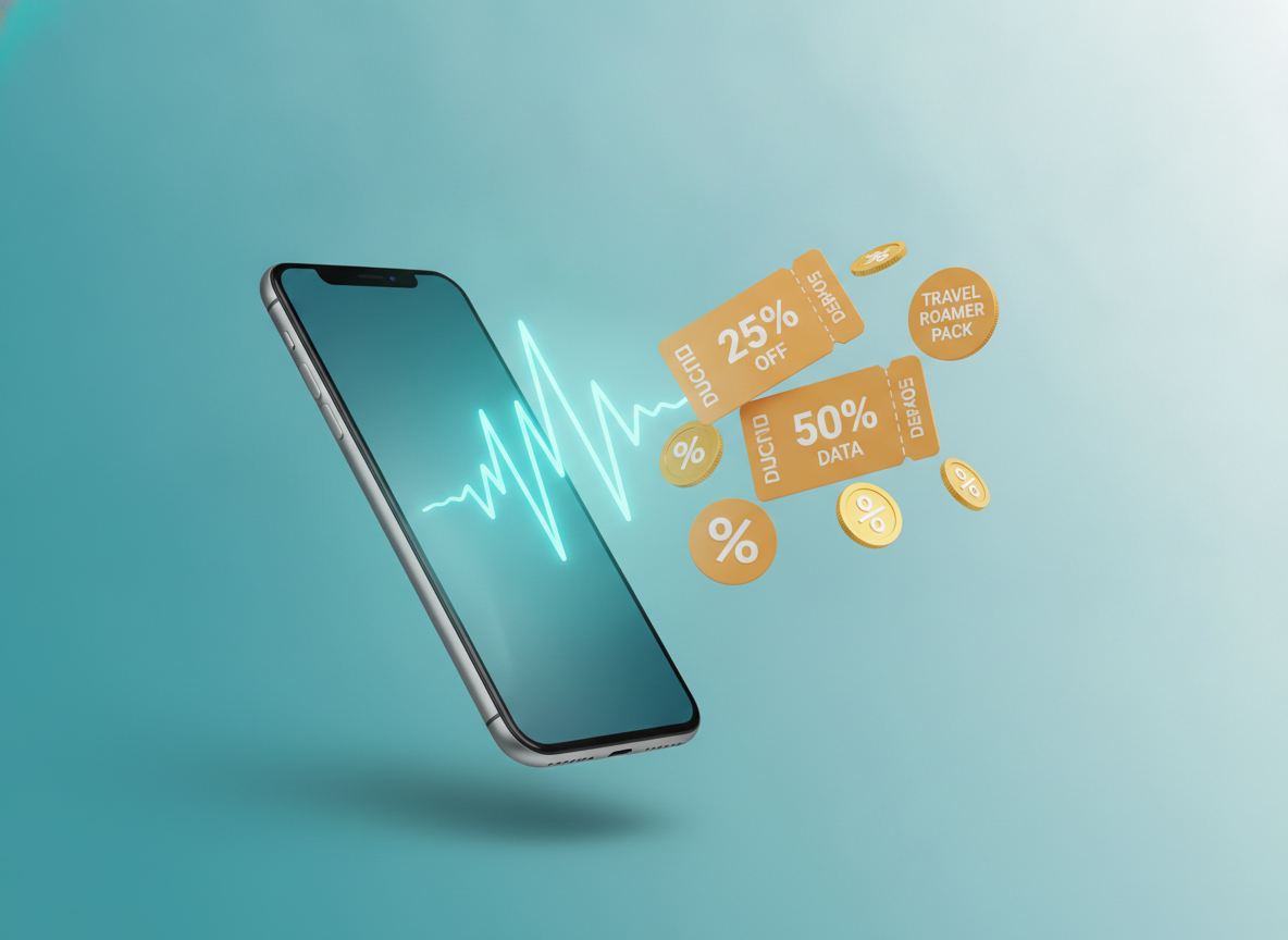 Mit eSIM-Gutscheinen beim mobilen Datenpaket im Ausland sparen