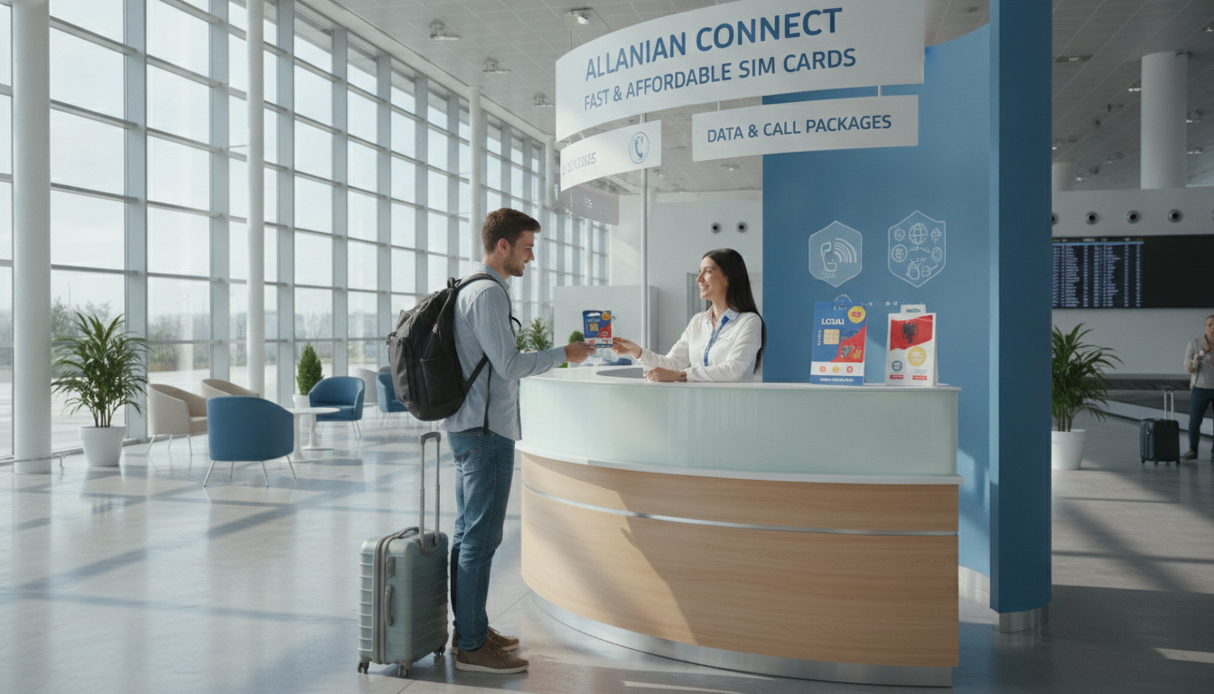 acheter-carte-sim-albanie-aeroport