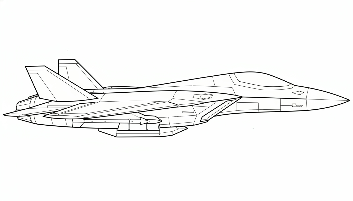 coloriage-avion-de-chasse