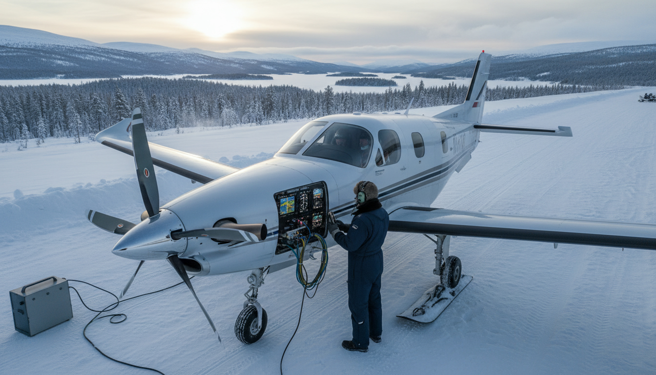 preparation-aeronautique-dun-vol-en-avion-leger-vers-la-laponie-en-hiver