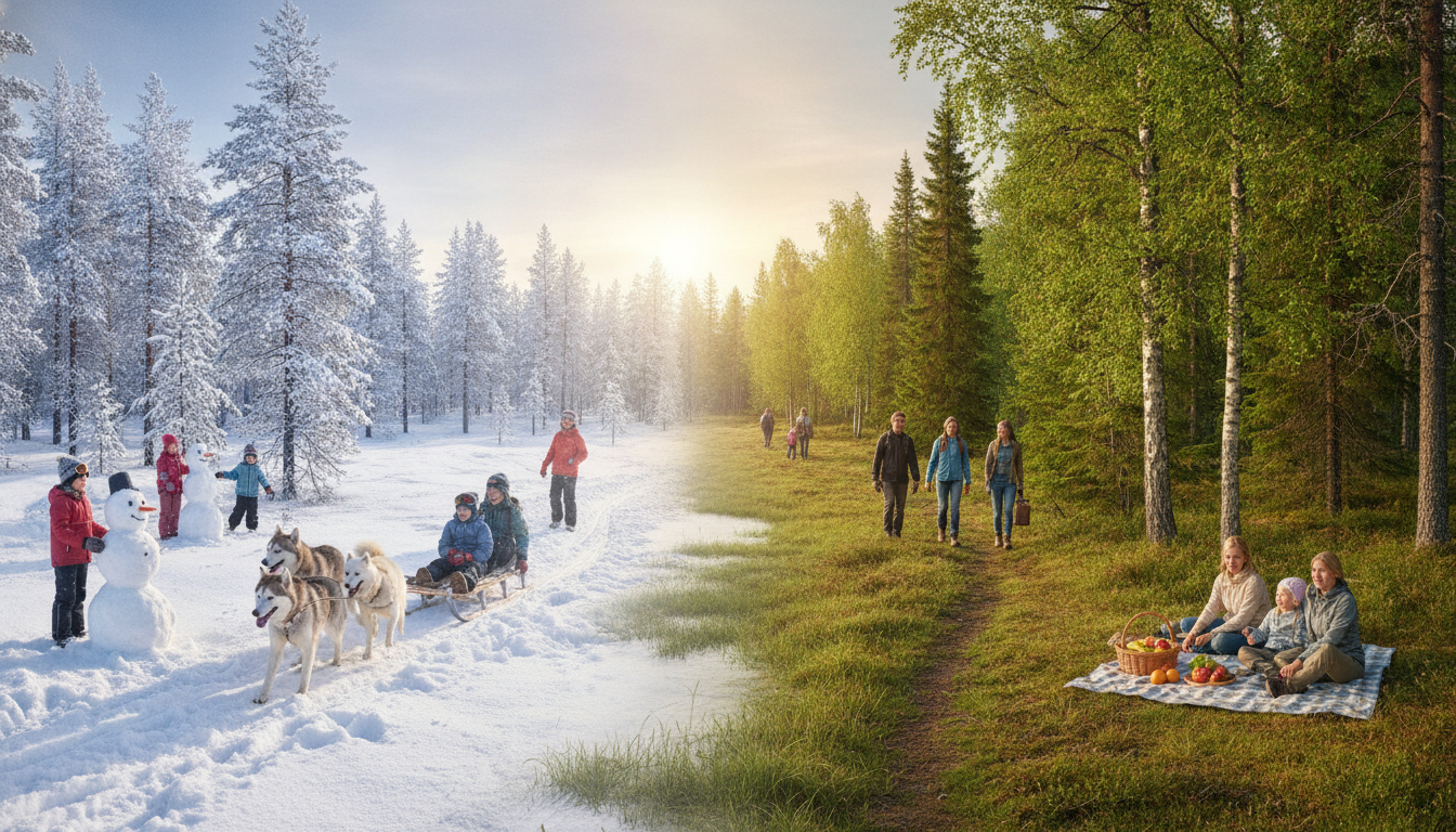 itineraire-voyage-nature-et-activites-familiales-en-laponie-hiver-ete