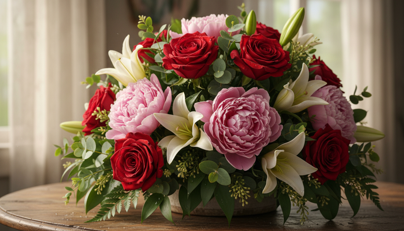 Illustration florale pour Comment choisir un bouquet de fleurs amoureux pour déclarer son amour