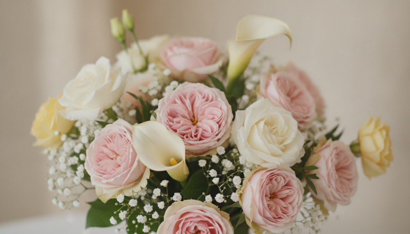 Illustration florale pour Comment choisir un bouquet de fleurs pour une naissance en 2026
