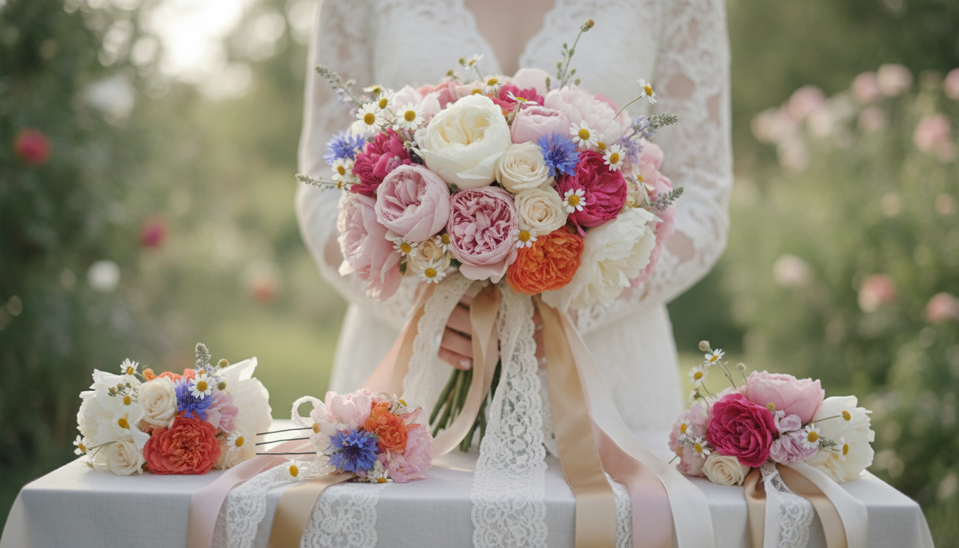 Illustration florale pour Idées et conseils pour compositions florales femme en 2026