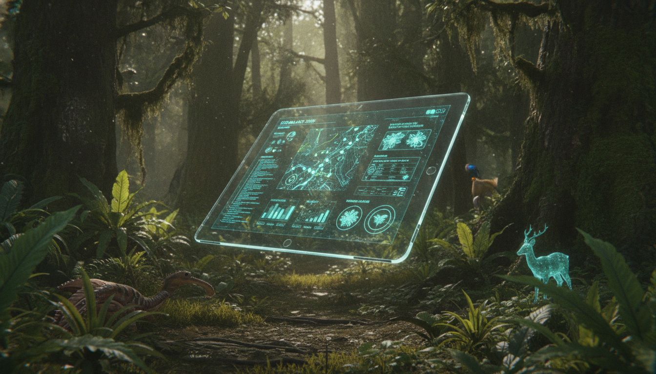 Illustration florale pour Comment choisir un logiciel pour la nature en 2026