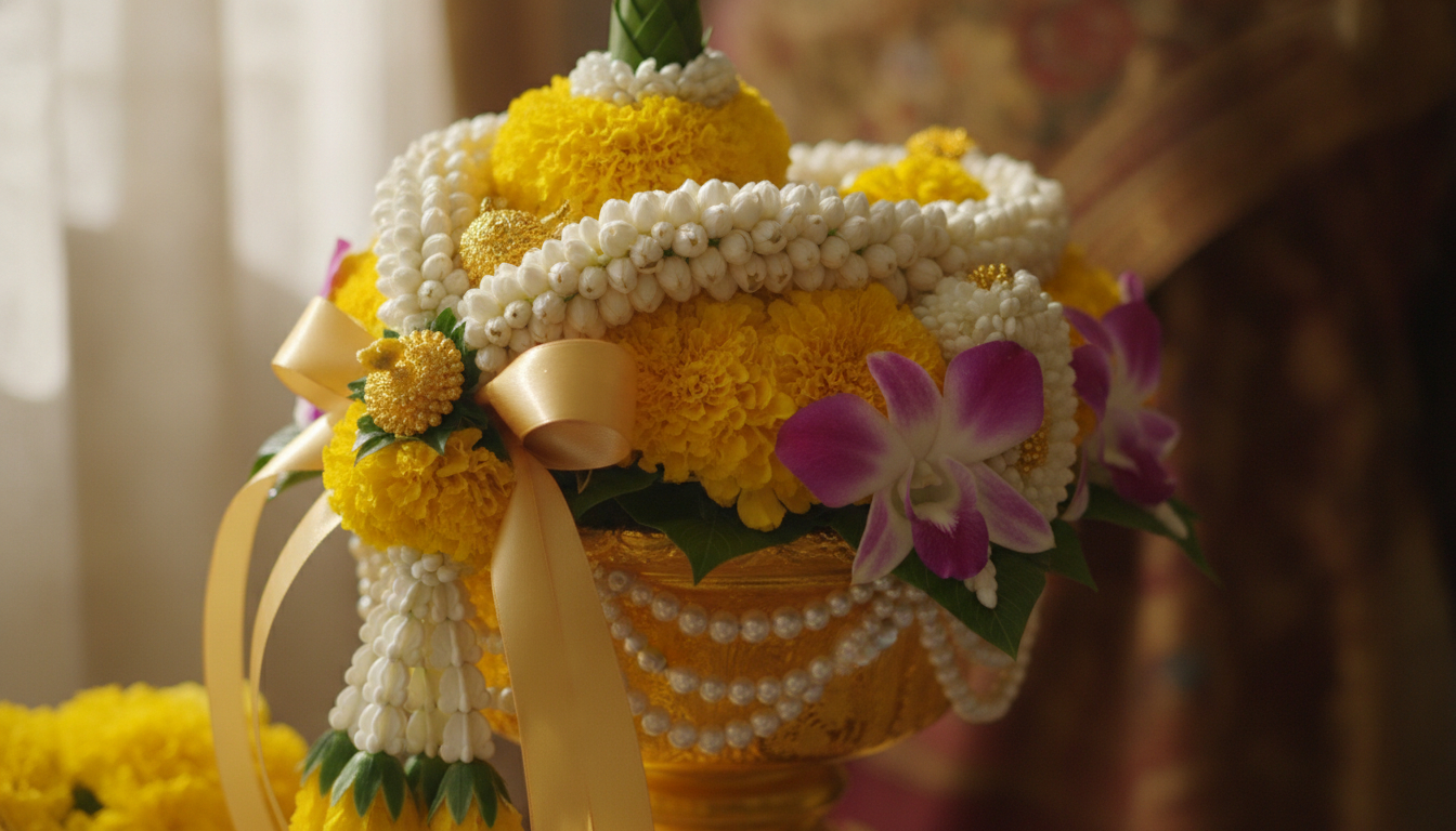 signification-des-bouquets-de-fleurs-pour-un-mariage-traditionnel-en-thailande