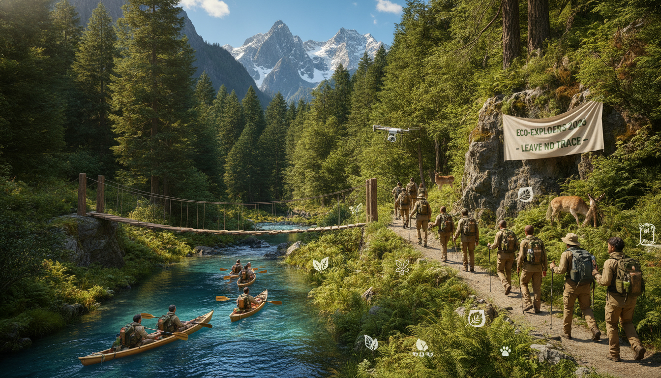 Illustration florale pour Planifier un tourisme et nature durable en 2026