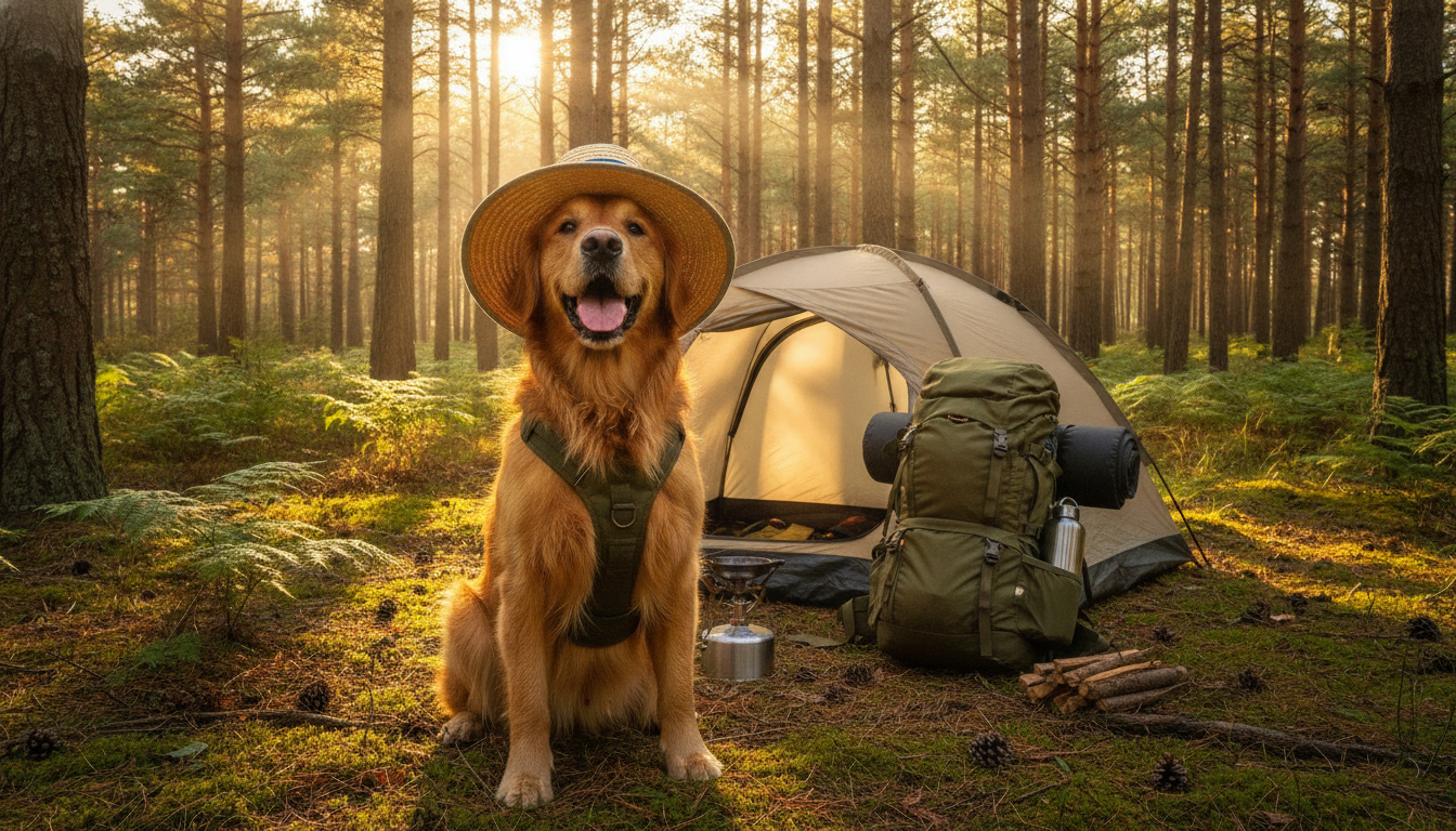 comment-preparer-son-chien-pour-des-vacances-en-camping-dans-les-landes