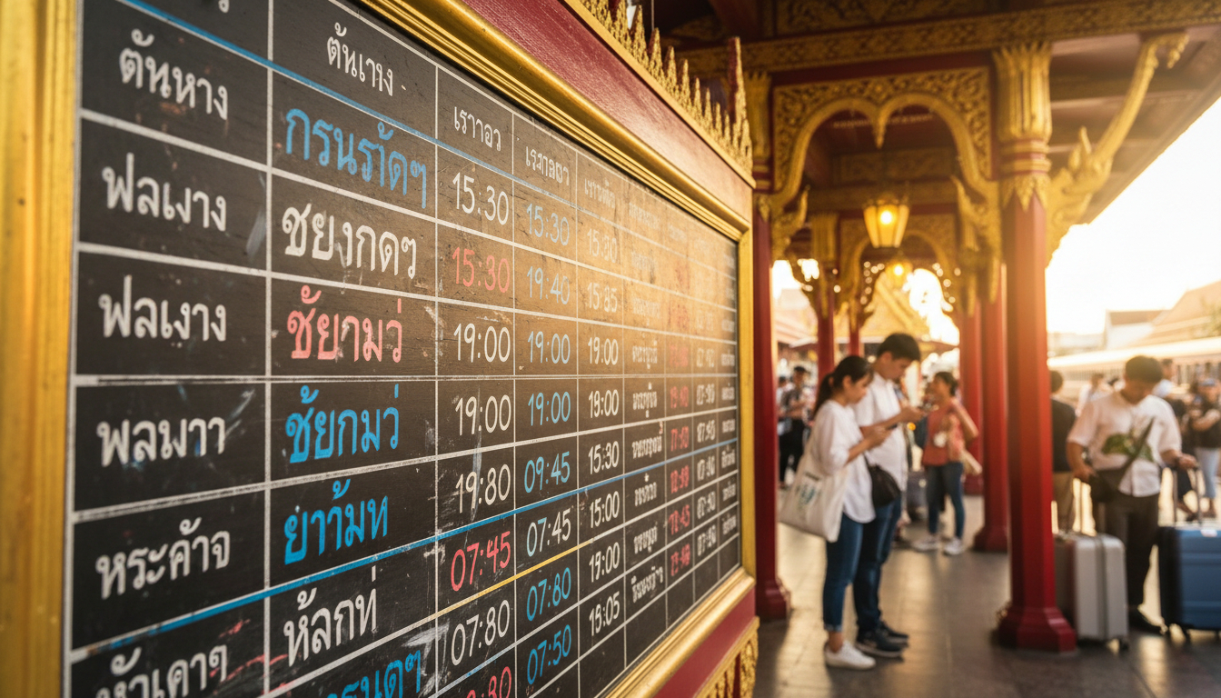 comment-lire-les-horaires-en-thai-pour-voyager-en-thailande