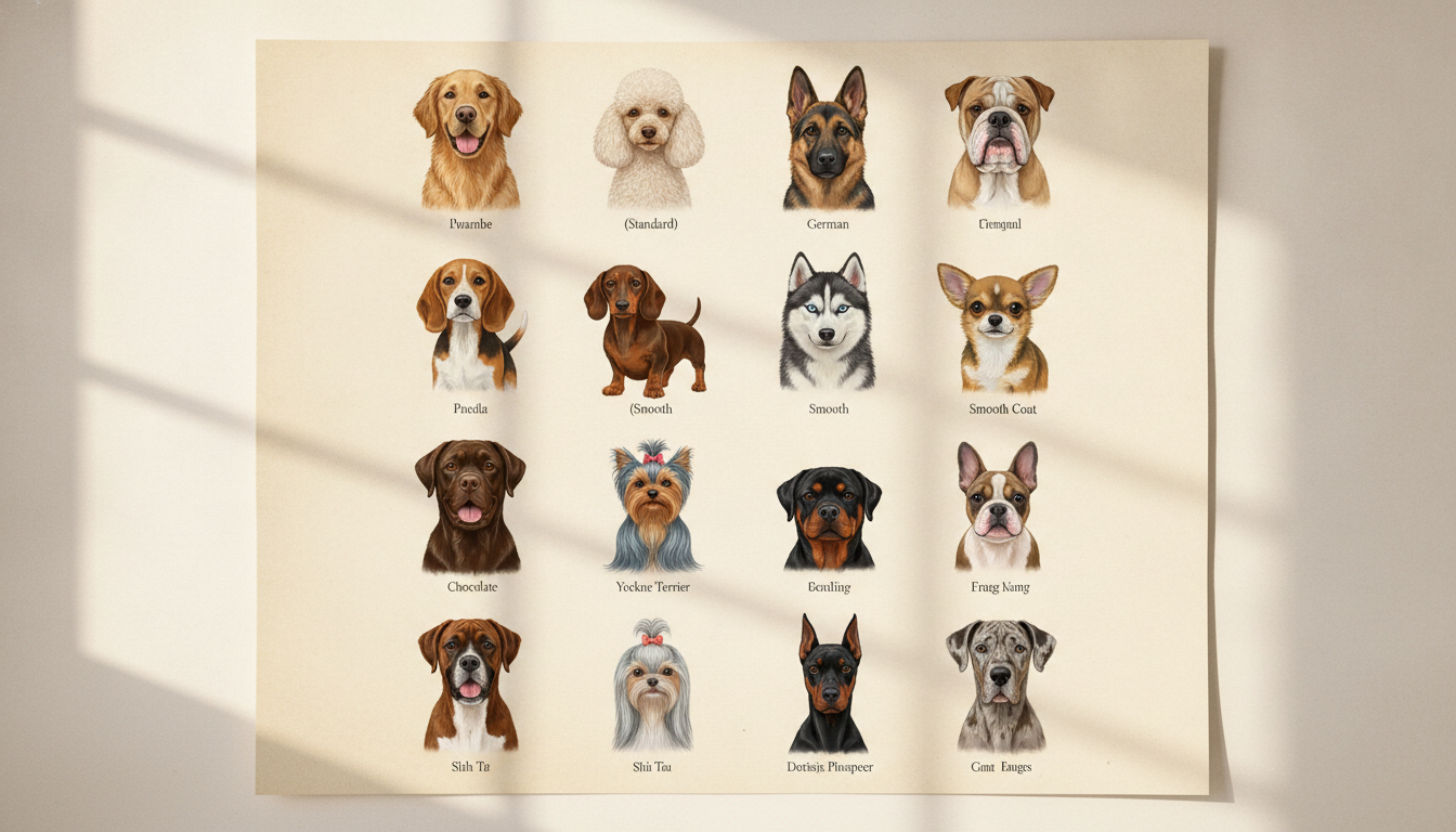 tableau-race-de-chien
