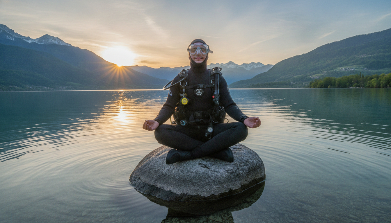 techniques-de-meditation-pour-se-detendre-avant-une-plongee-au-lac-dannecy