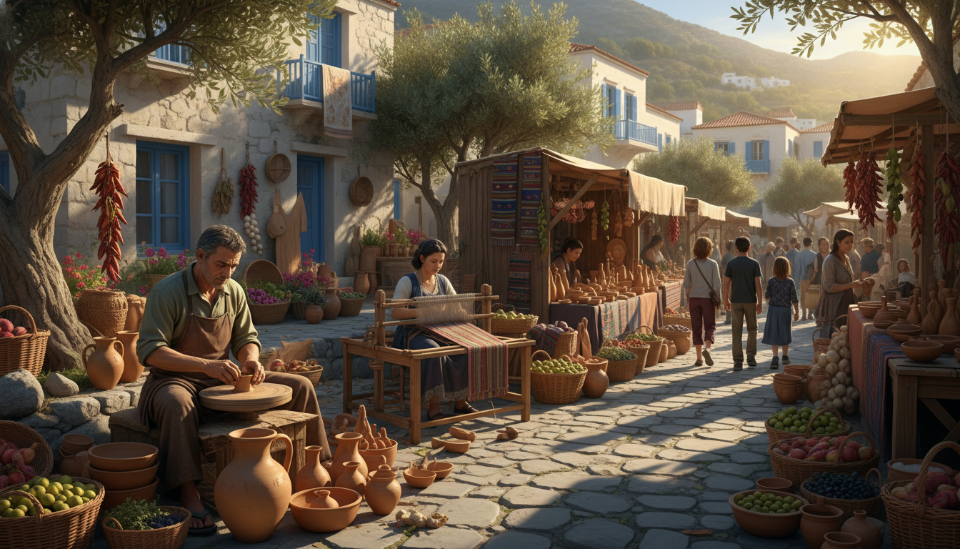 Découvrir l'artisanat local et les traditions crétoises en 2026