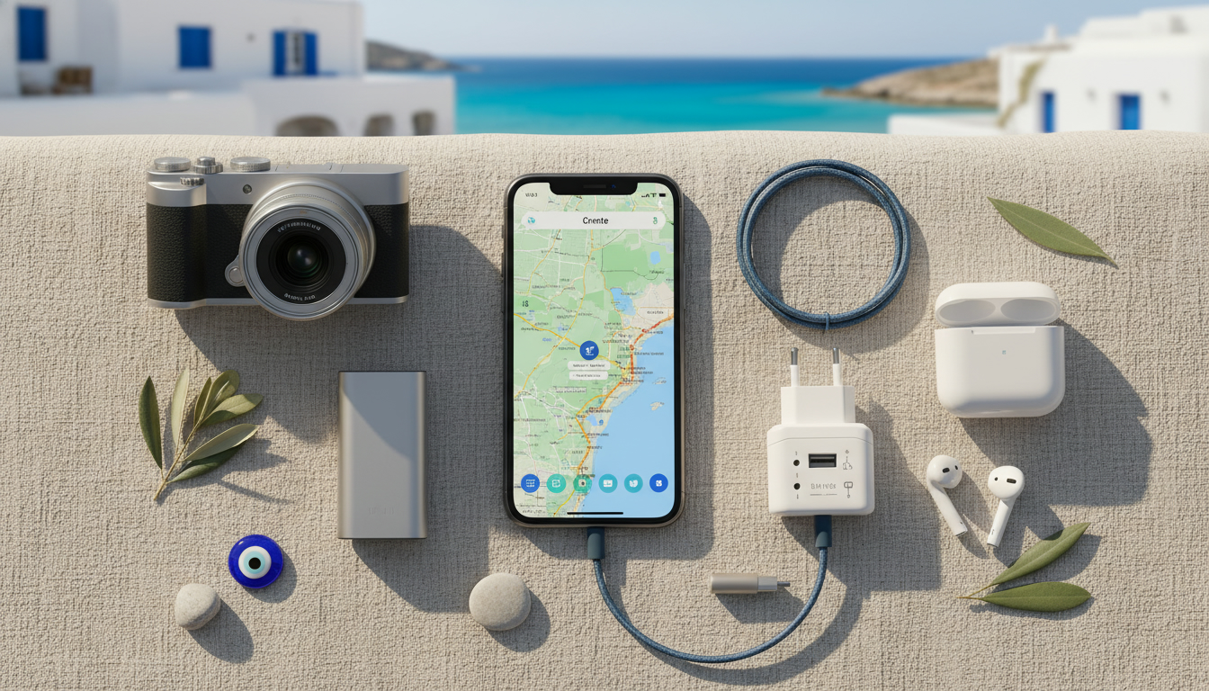 Meilleurs appareils électroniques à emporter en voyage en Crète 2024