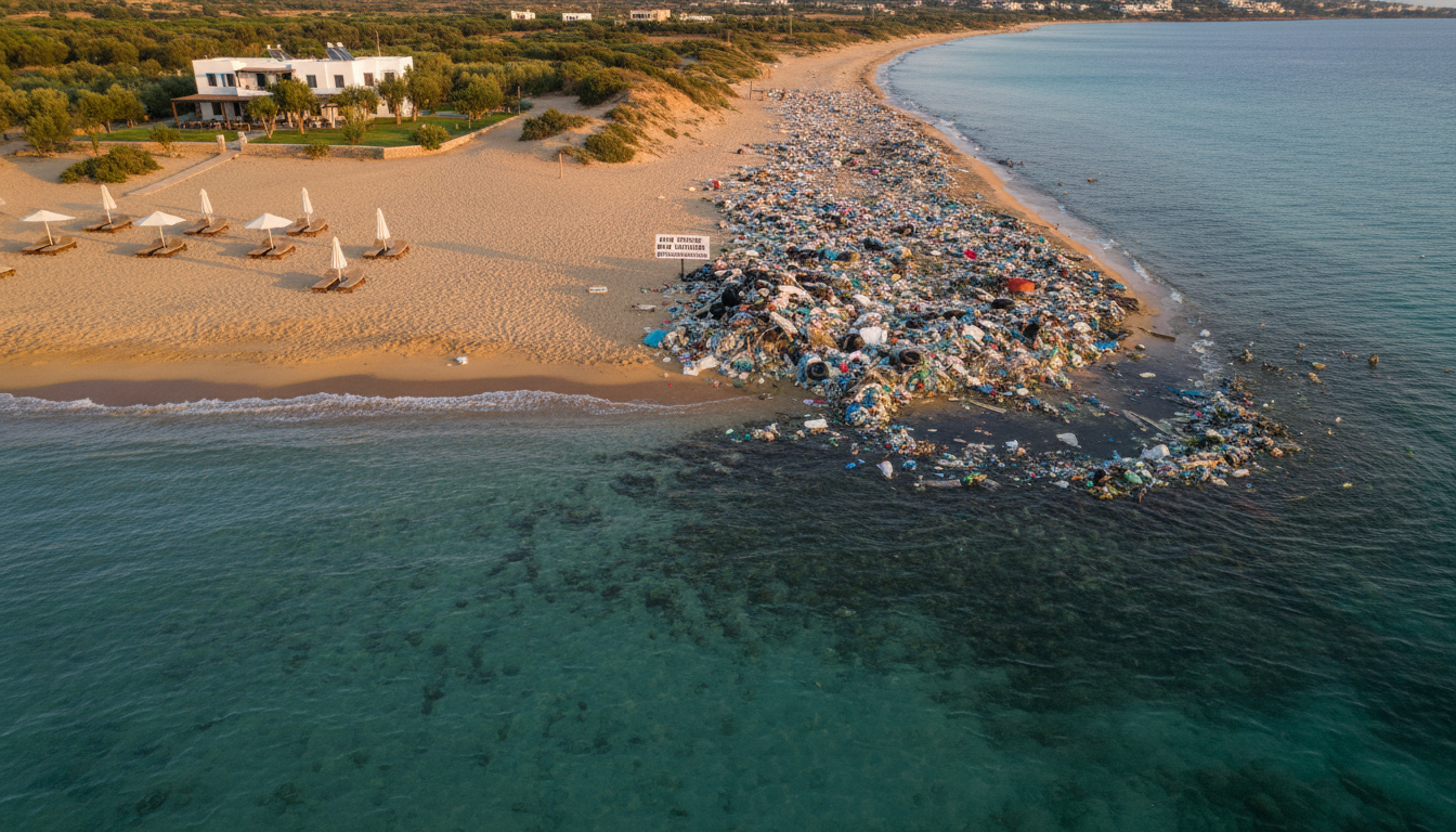 Pollution des plages en Crète : impacts et conseils pour 2026