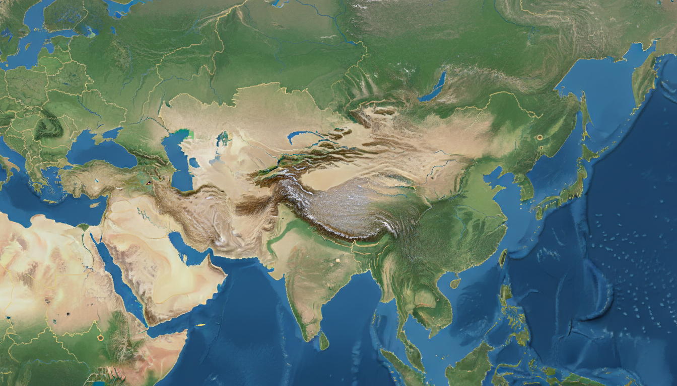 asia-geographical-map