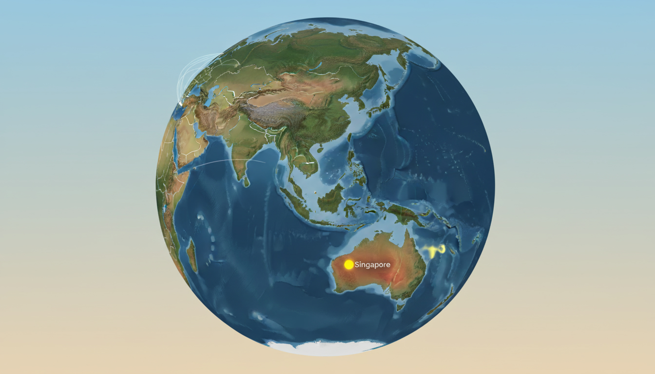 asia-singapore-world-map