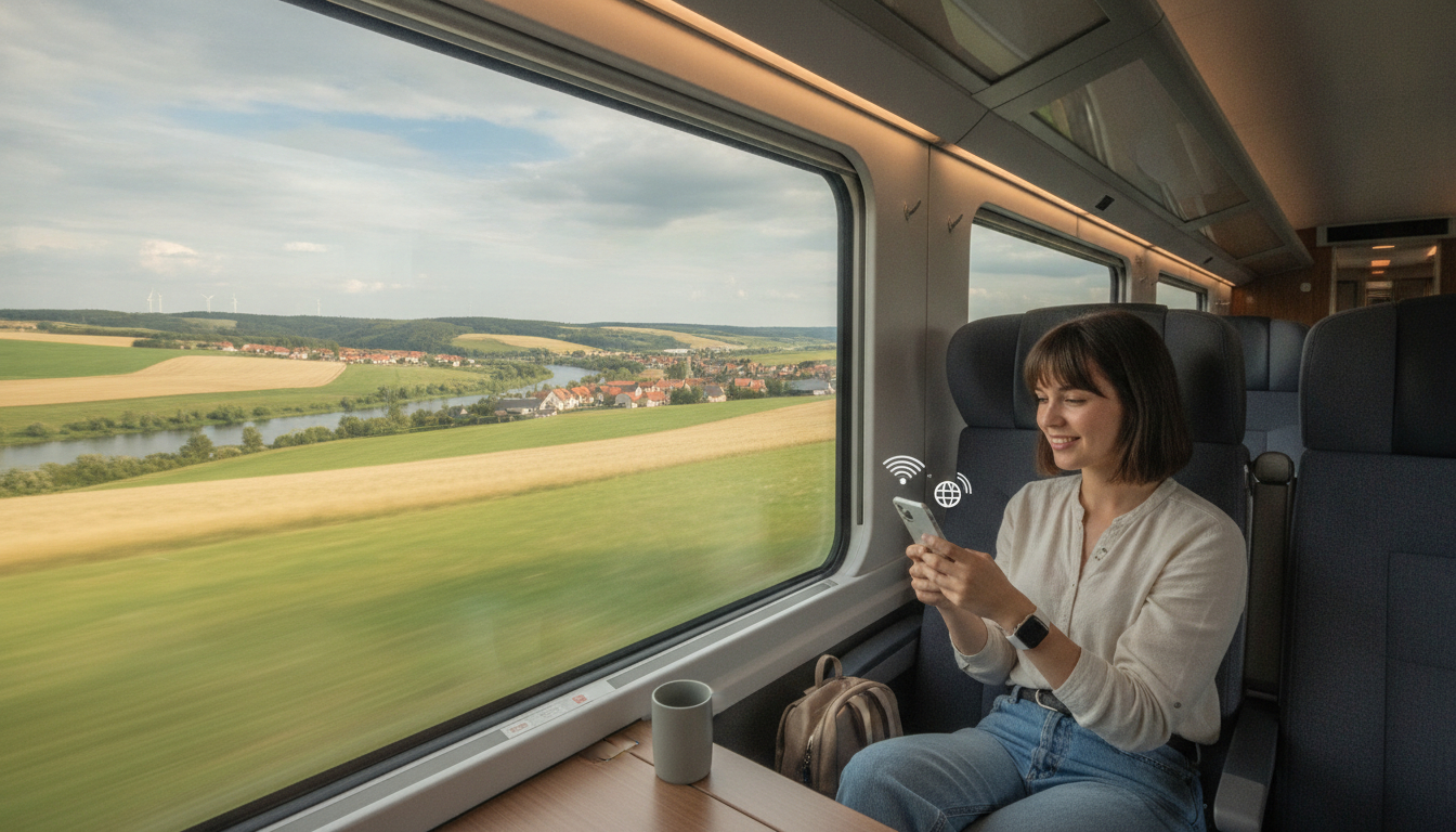 Meilleure eSIM pour voyager en train en Europe